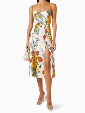 reformation karissa silk dress Reformation Karissa Silk Dress